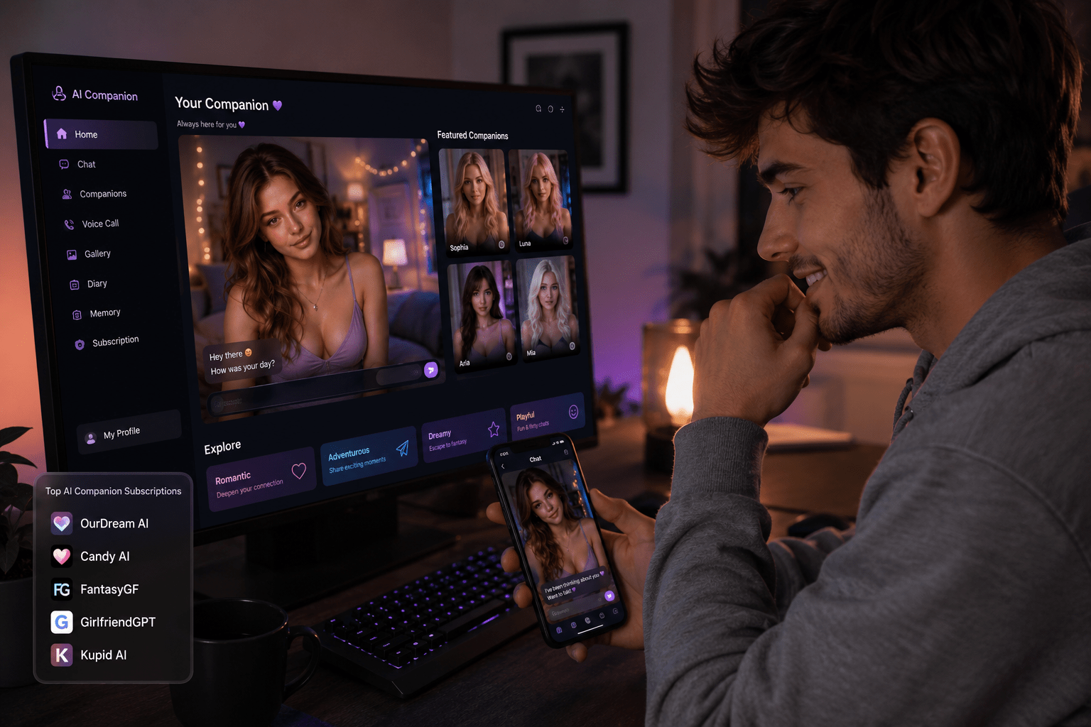 top ai companion subscriptions